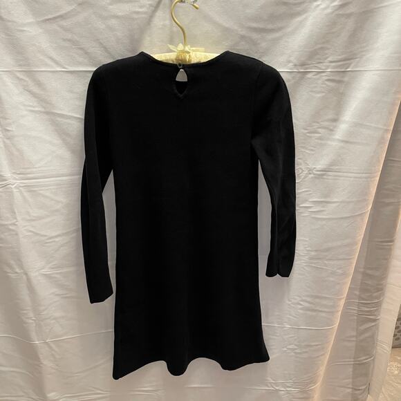Hannah Anderson Girls Black Embellished Sweater Dress Size 12 - Picture 4 of 7